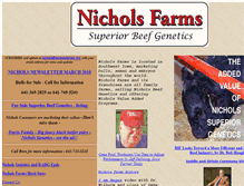 Tablet Screenshot of nicholsfarms.biz